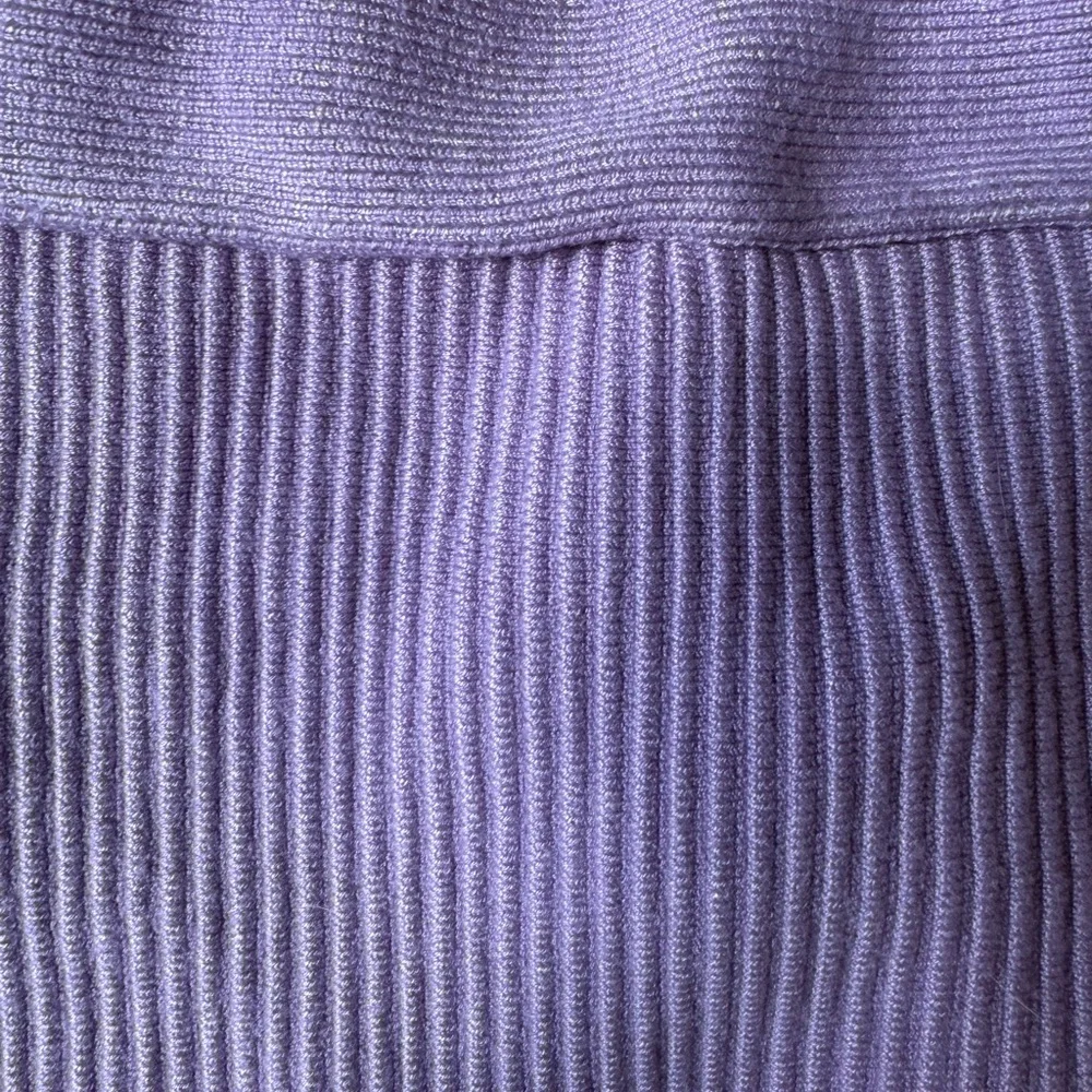 House of Harlow 1960 Purple Ribbed Knit Halter Top Size Small